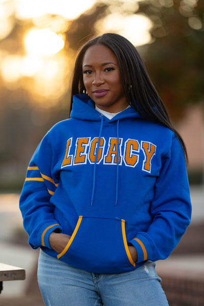 Blue and Gold SGRHO Legacy Hoodie