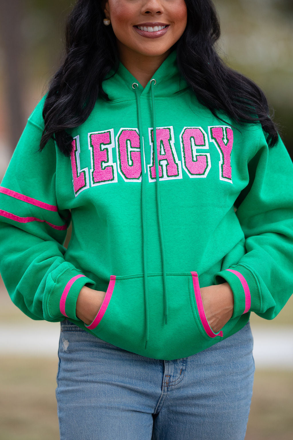 AKA Green Varsity Legacy Hoodie