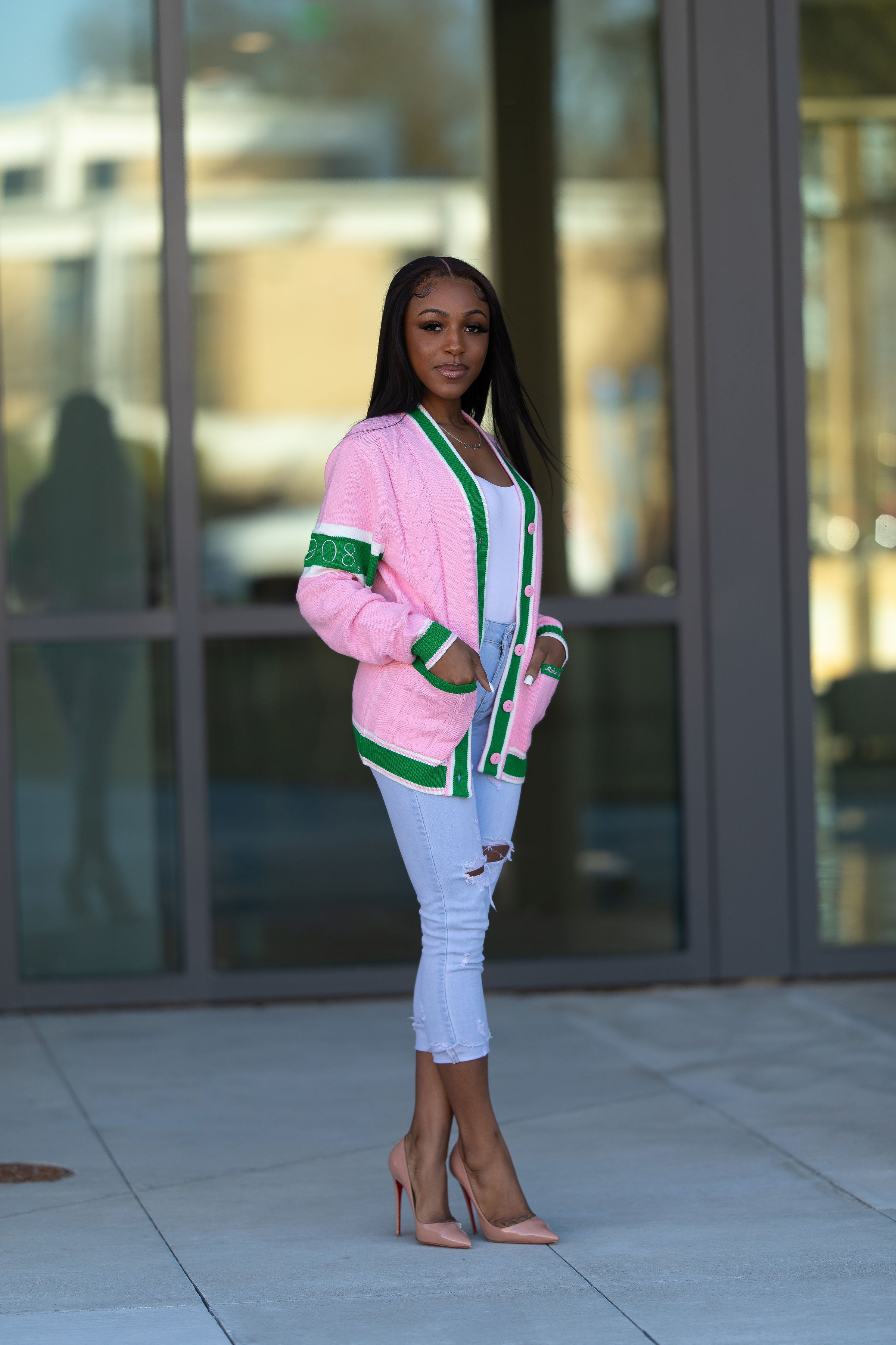 Acka tulle knit cardigan