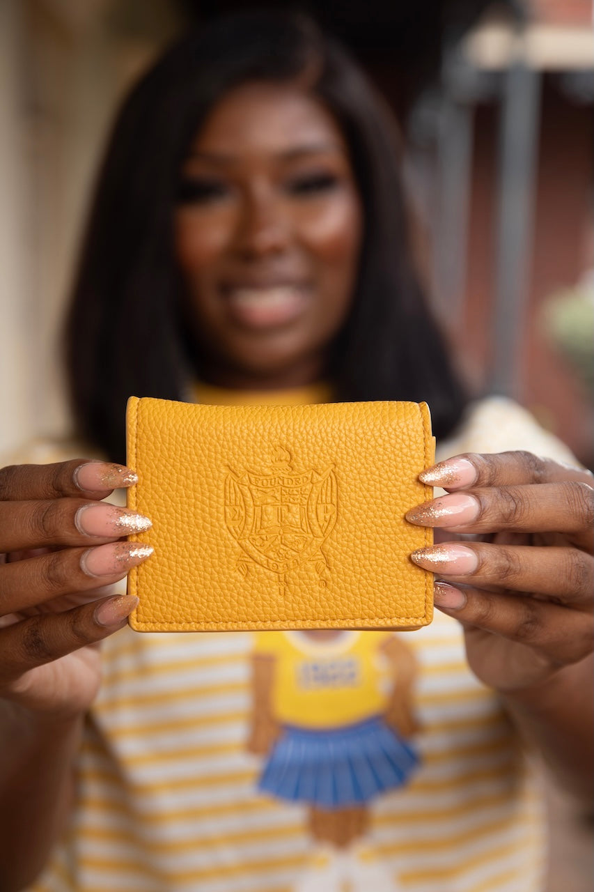 SGRHO Gold Wristlet