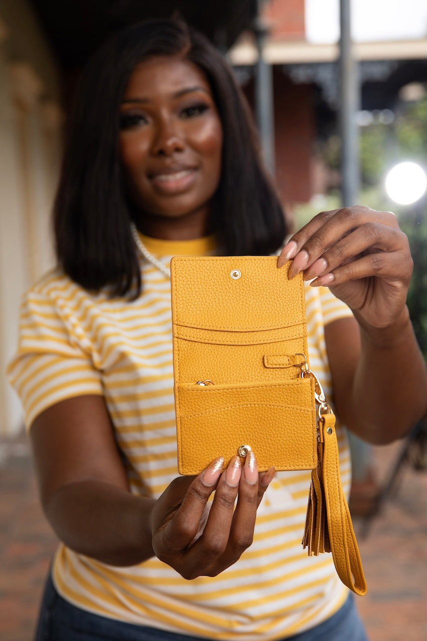 SGRHO Gold Wristlet