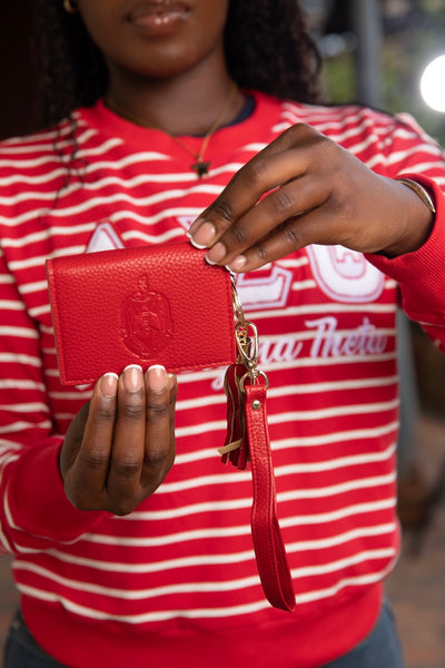 Diva Red Wristlet