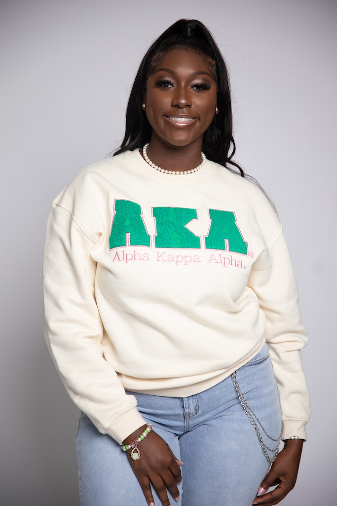 Green Vintage AKA Sweatshirt Fashionably Greek