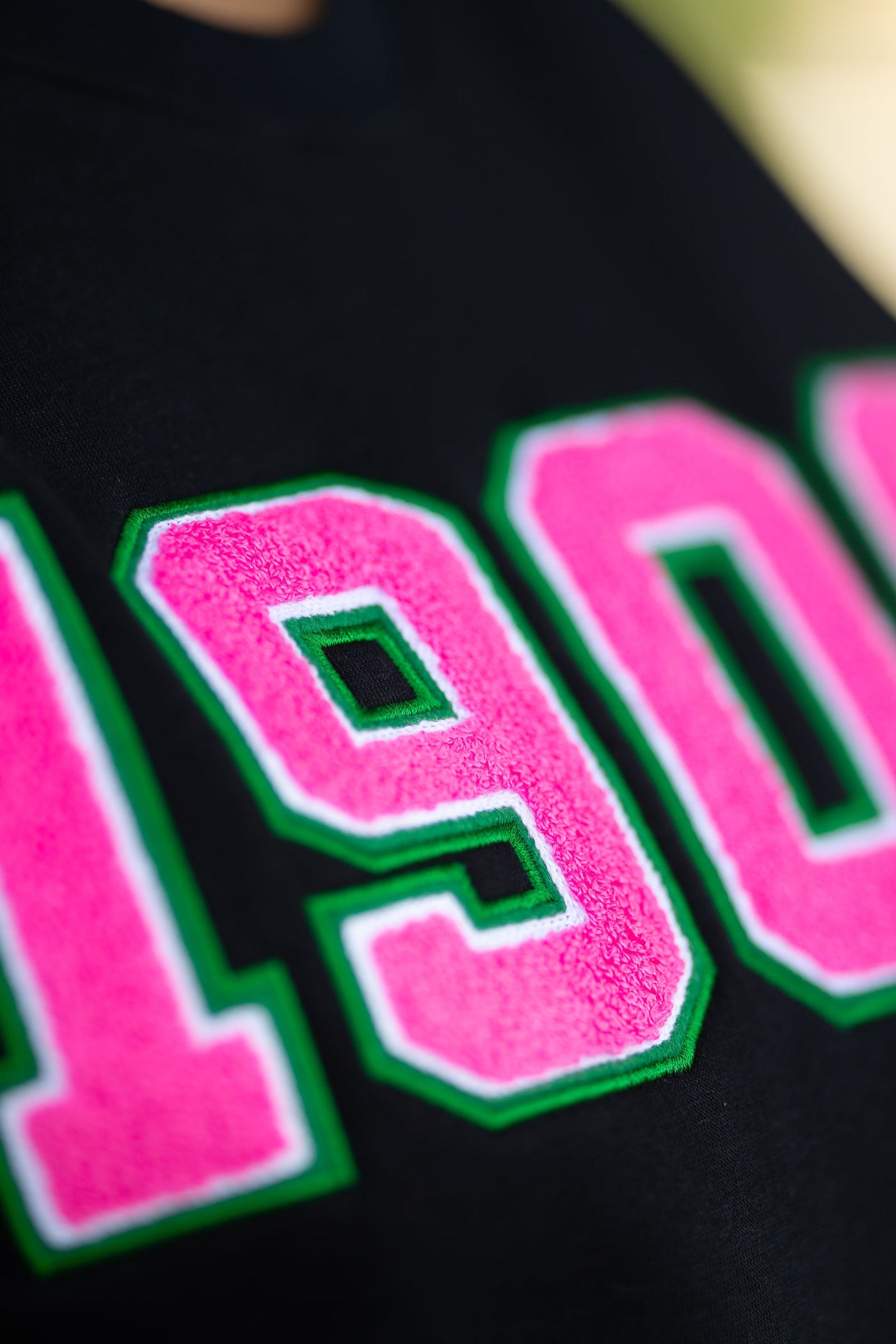 Black 1908 Varsity Sweatshirt (Unisex Sizing)