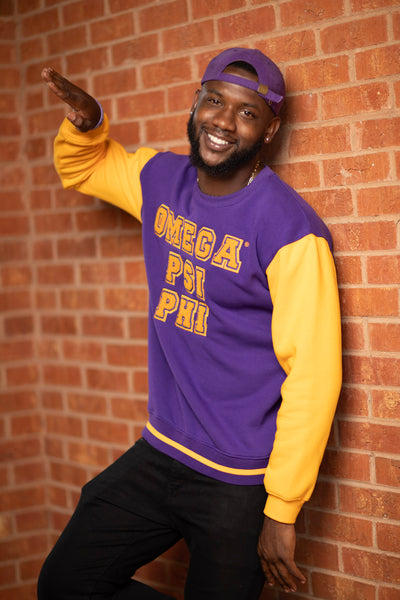 Purple Omega Psi Phi Sweatshirt