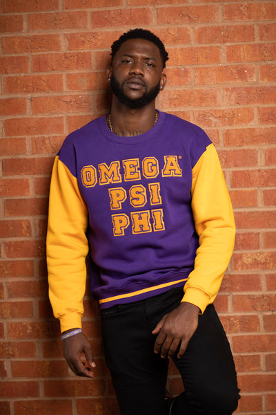 Purple Omega Psi Phi Sweatshirt