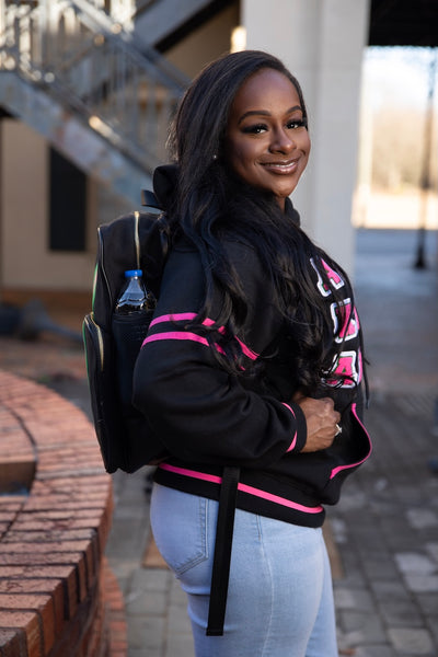 Black Pretty Girl Canvas Back Pack