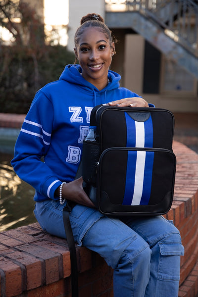 Zeta Black Canvas Back Pack