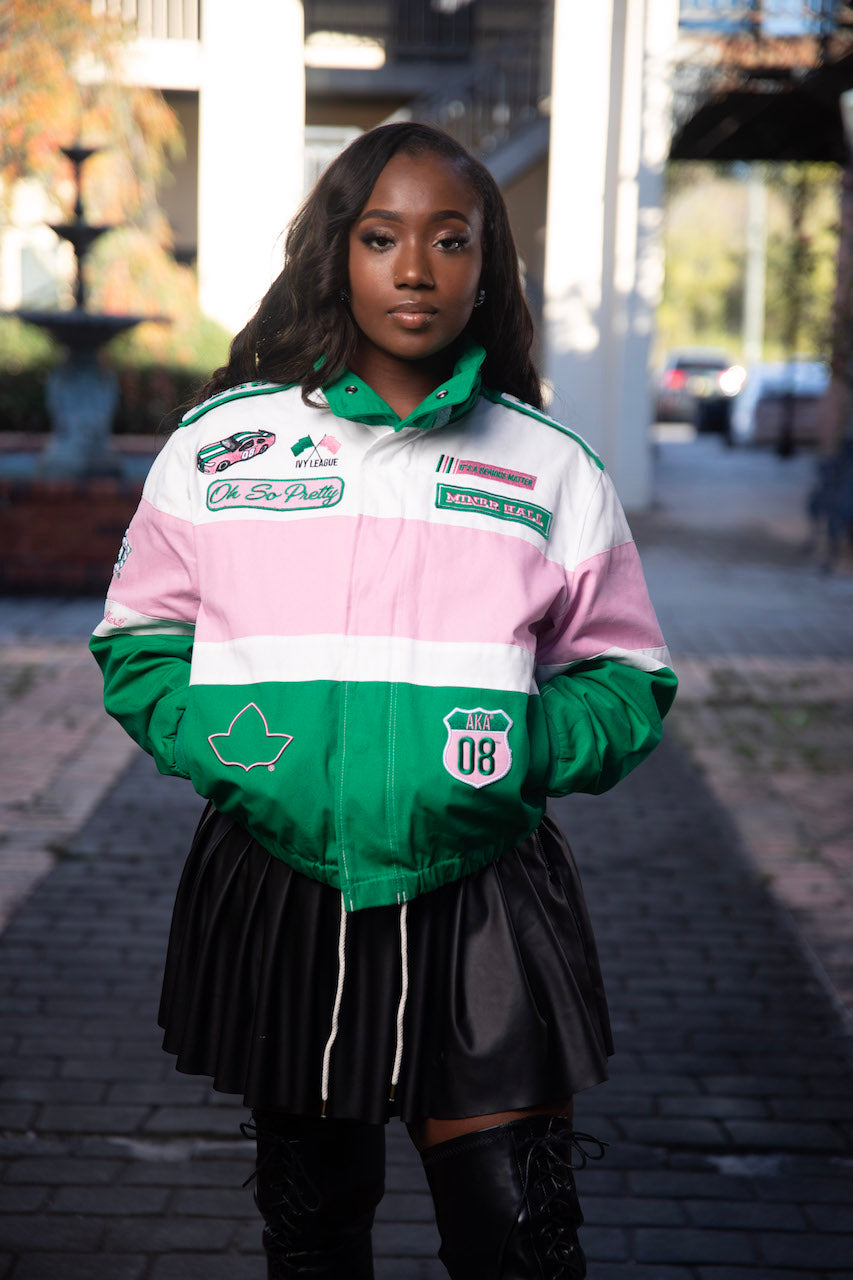 AKA Race Car Jacket | Fashionably Greek