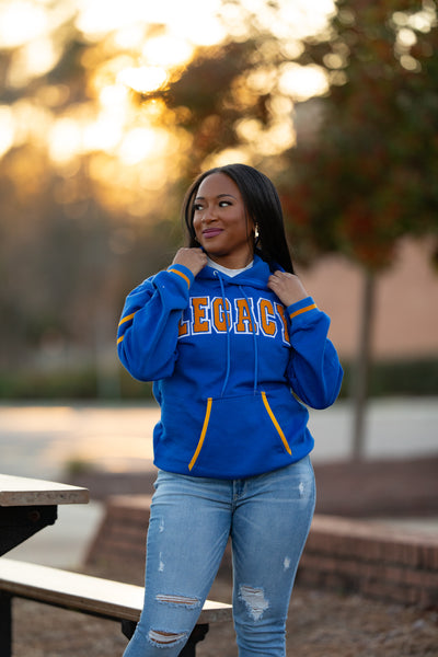 Blue and Gold SGRHO Legacy Hoodie