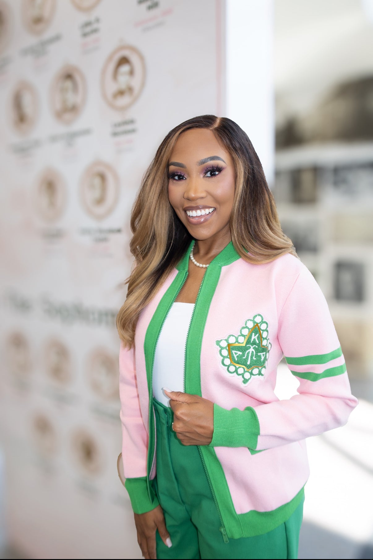 Pink Pretty Girl Knitted Bomber