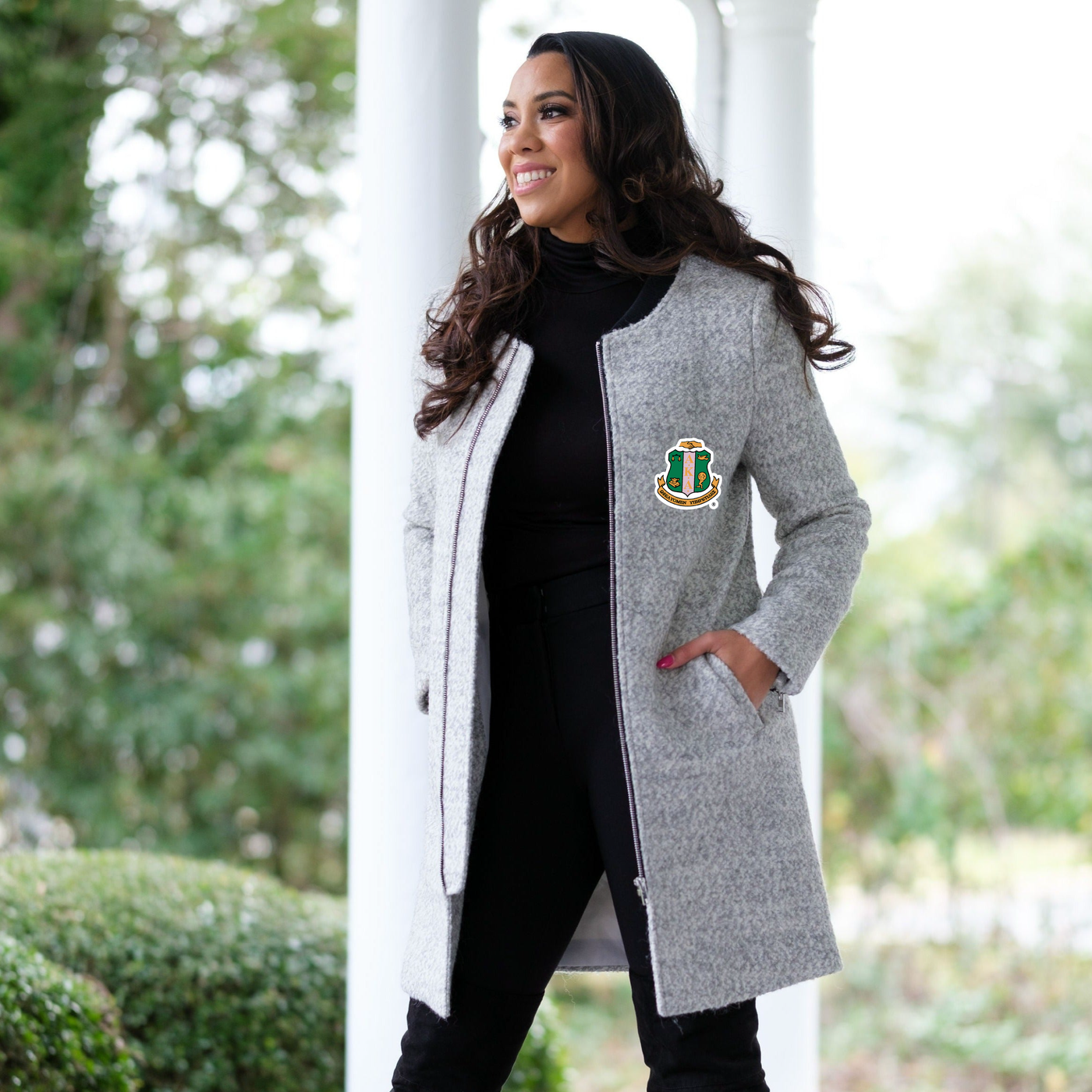 Olivia Coat | Fashionably Greek