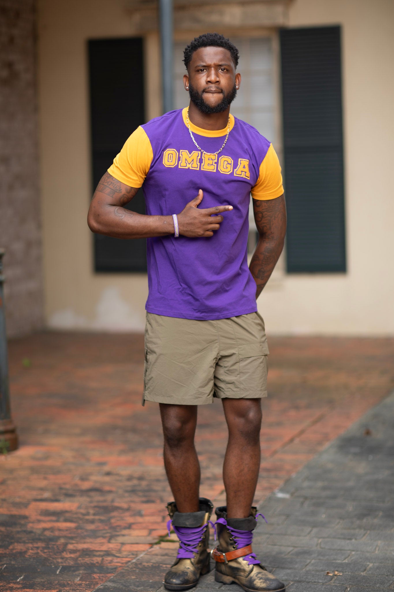 Purple Omega Tee