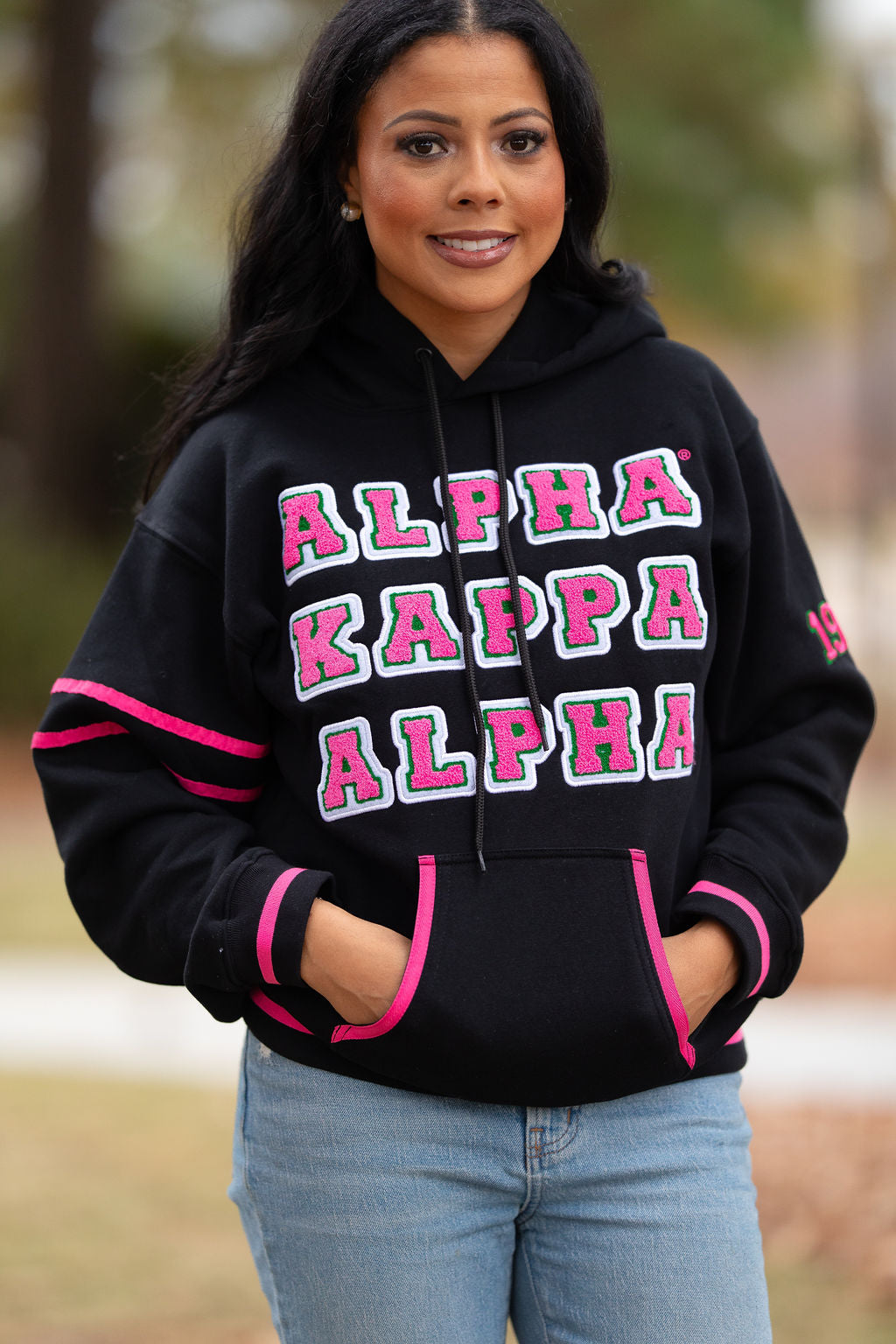 Black Alpha Kappa Alpha Hoodie (Unisex)