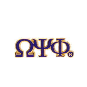 Omega Letter Lapel Pin