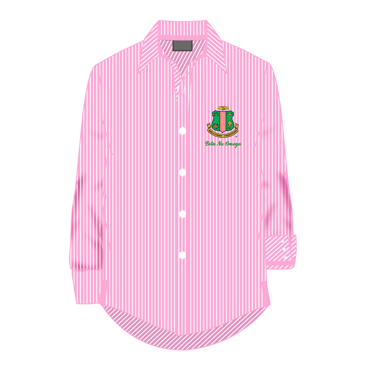 BNO Pink And White Button Down