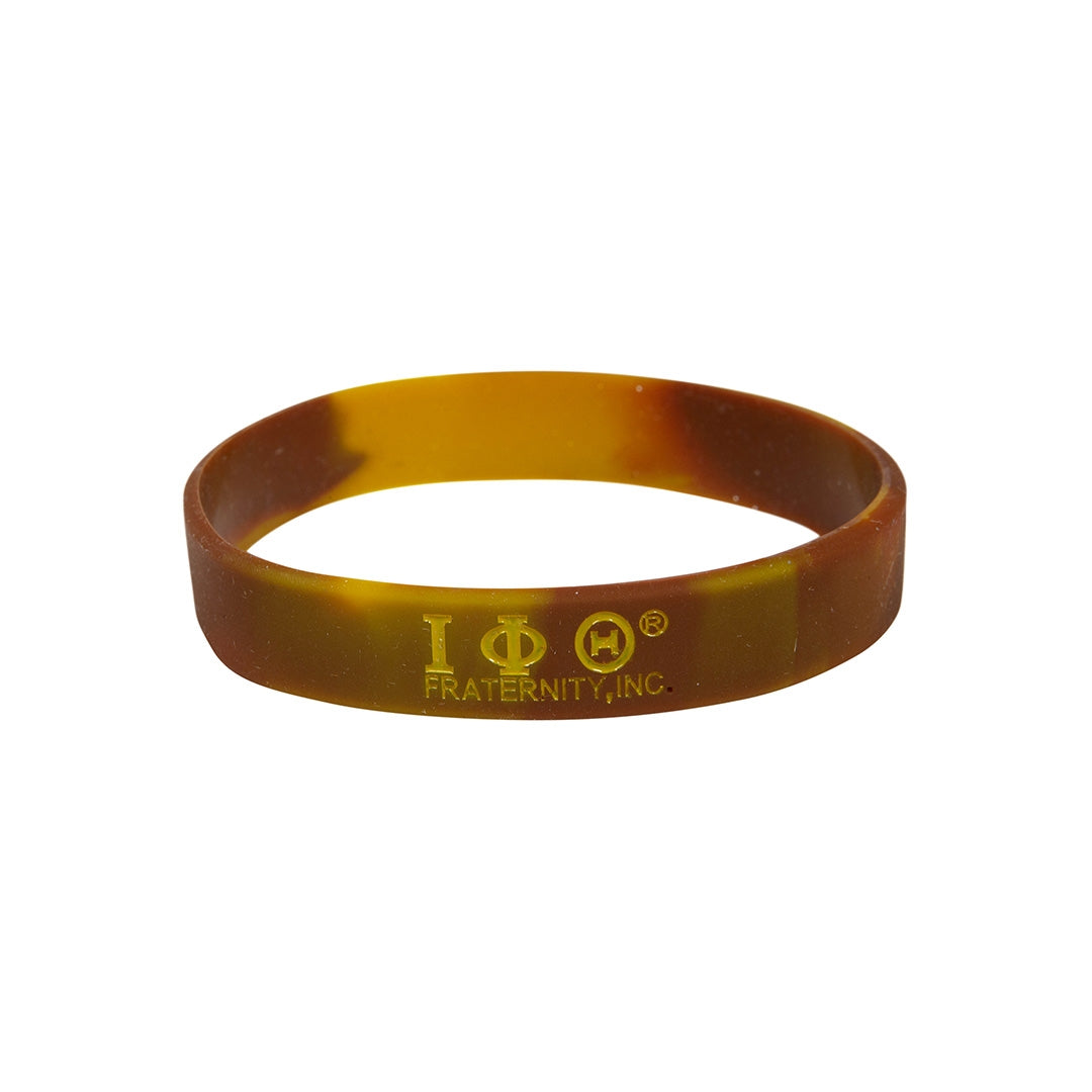 Brown Iota Tie-Dye Wristband