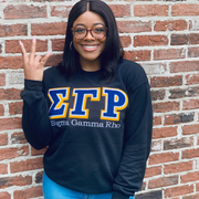 Black Vintage SGRHO Sweatshirt (Unisex Sizing)