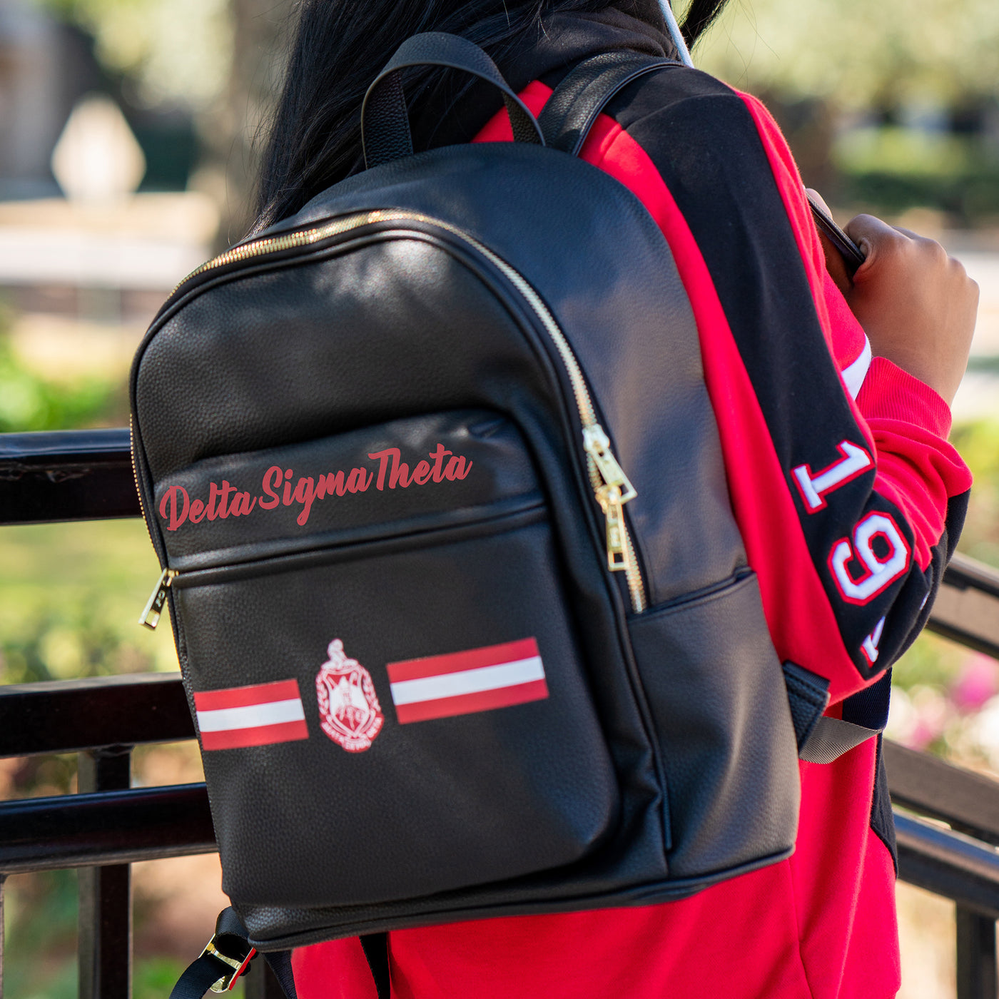 Printed Delta Back Pack