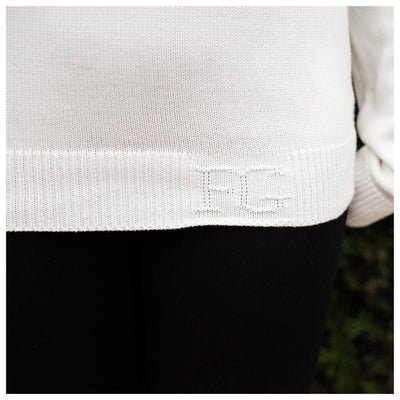 Light Pink Color Block Sweater