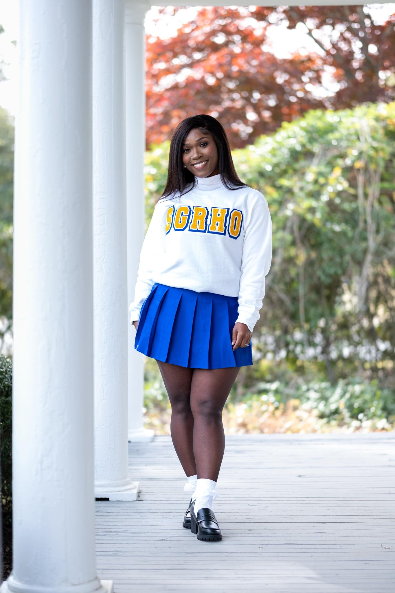 Vintage White SGRHO Sweatshirt (Unisex Sizing)