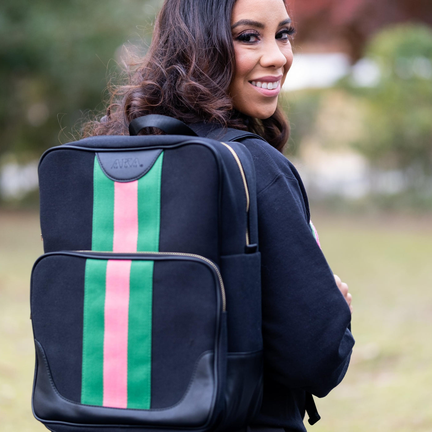 Pretty black backpacks hotsell