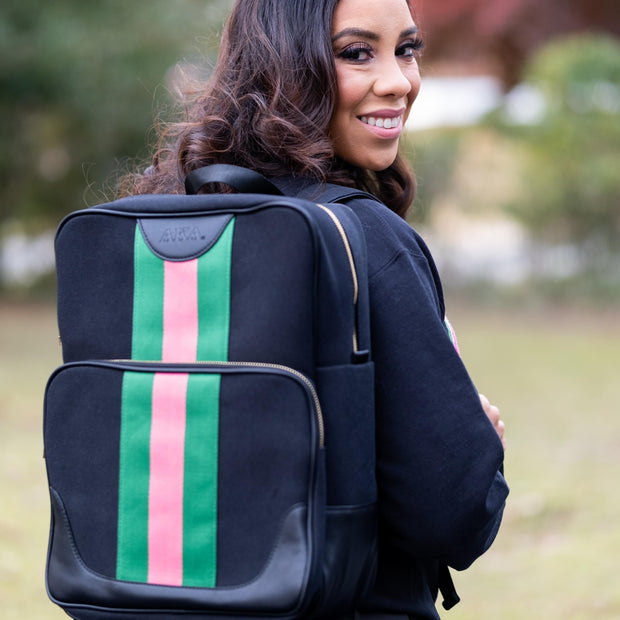 Black Pretty Girl Canvas Back Pack