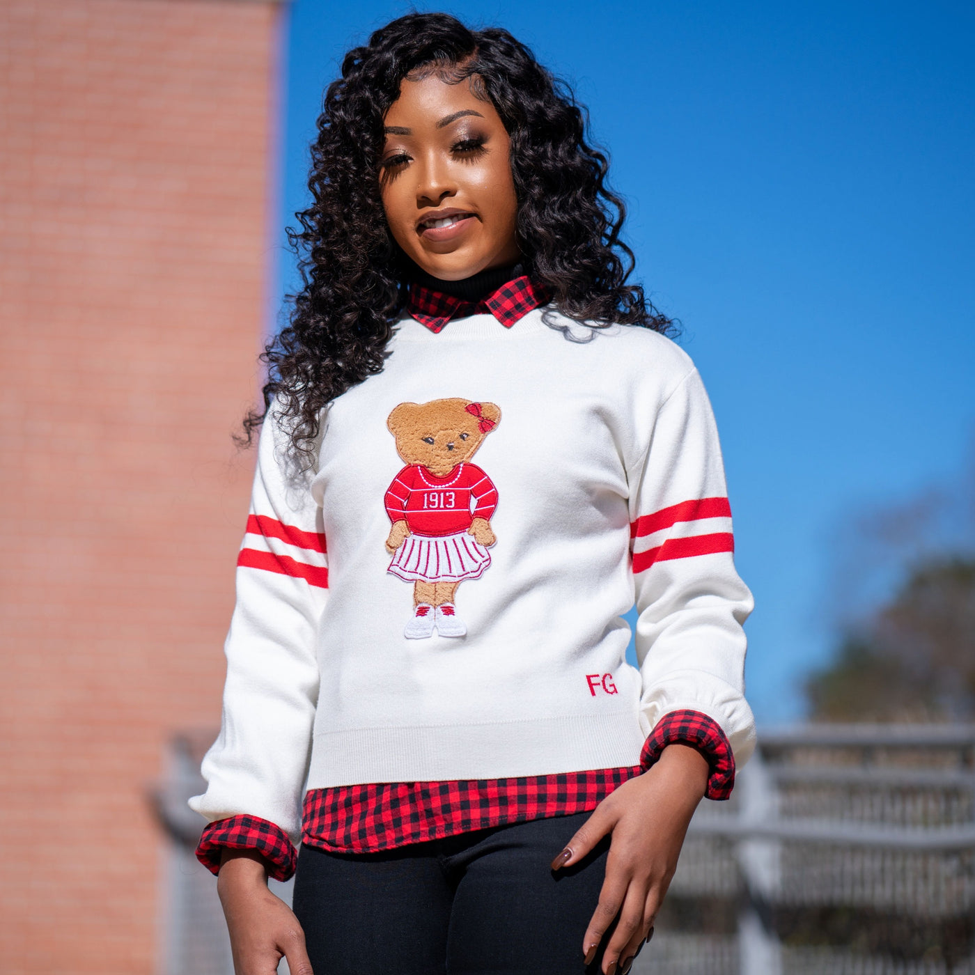 Preppy DST Bear Sweater