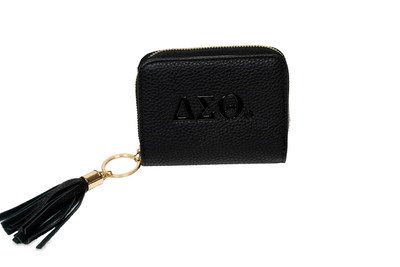 All Black Delta Wallet