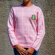 AKA Checkered Sweater