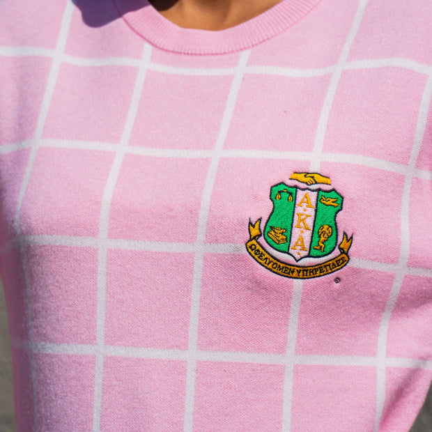 AKA Checkered Sweater