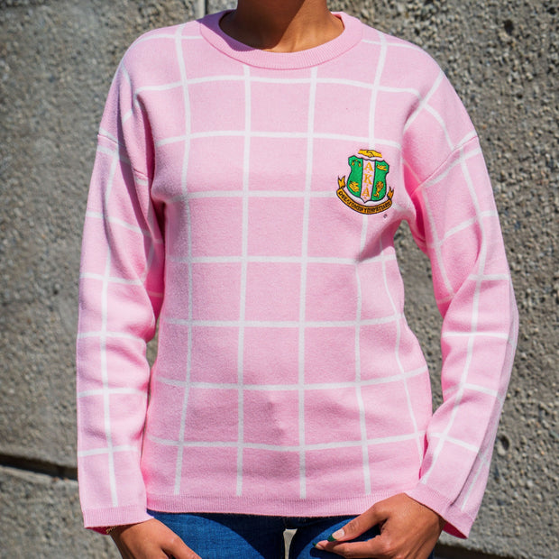 AKA Checkered Sweater