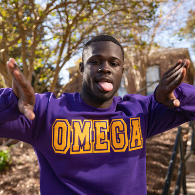 Purple Omega Sweatshirt