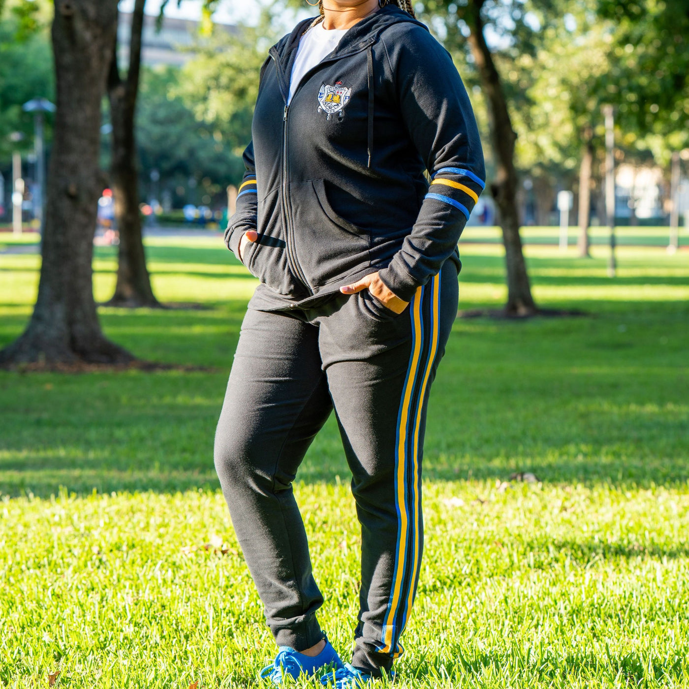 SGRHO Black Jogger Set