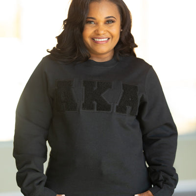 All Black AKA Sweatshirt (Unisex Sizing)