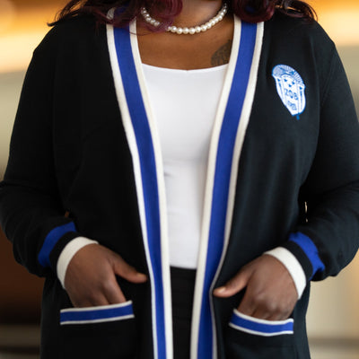 ZPHIB Long Black Cardigan