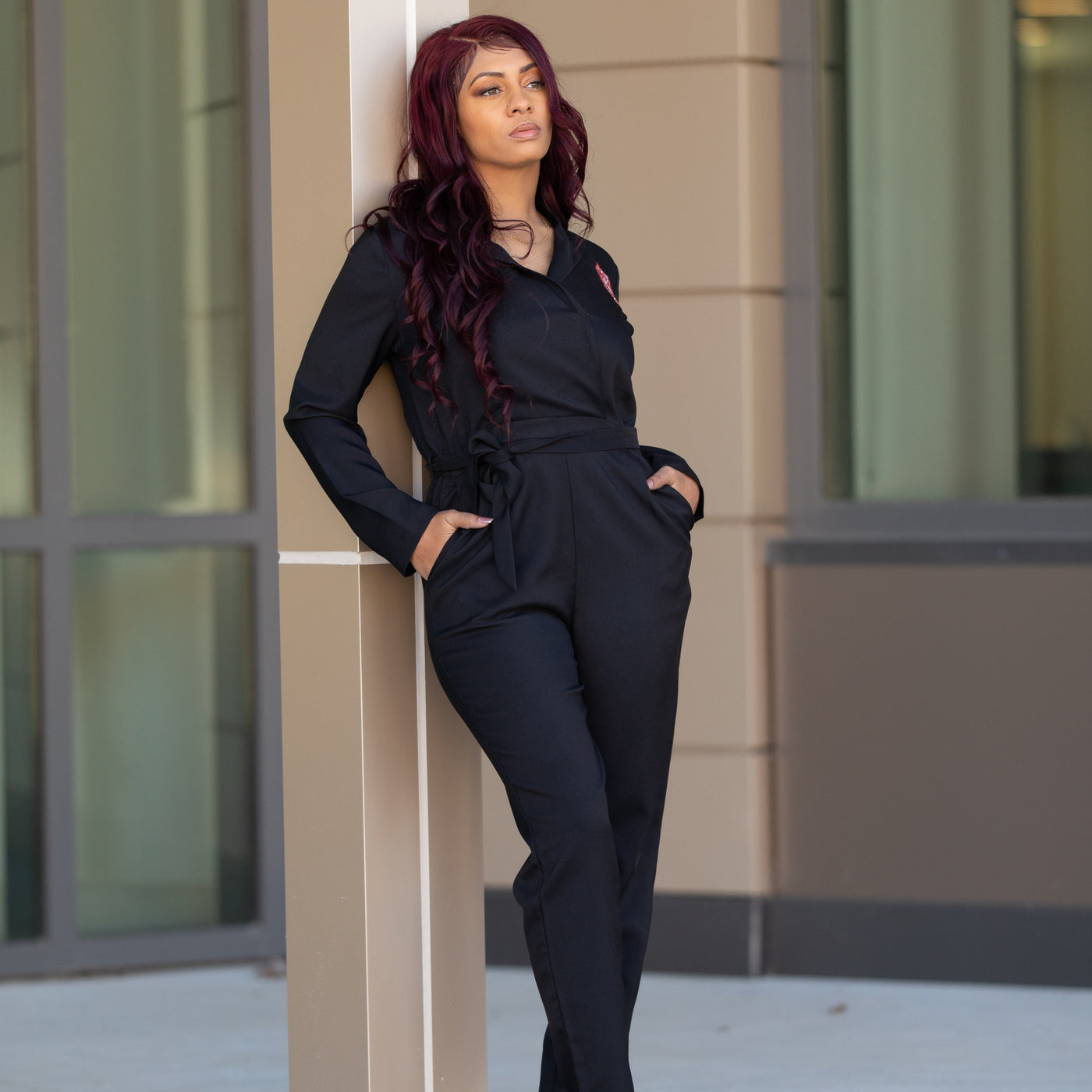 Delta Black Jumpsuit