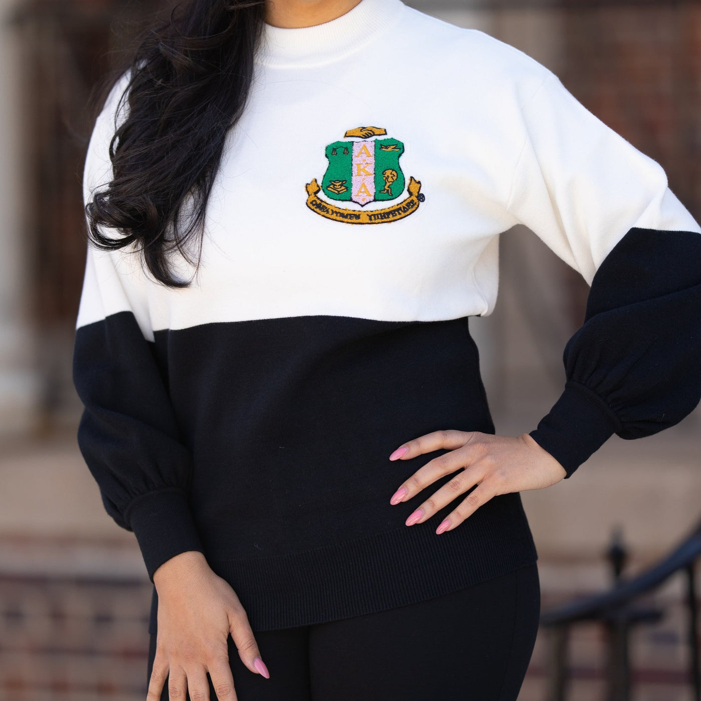 29+ Black And White Color Block Sweater