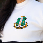 AKA Black And White Color Block Sweater