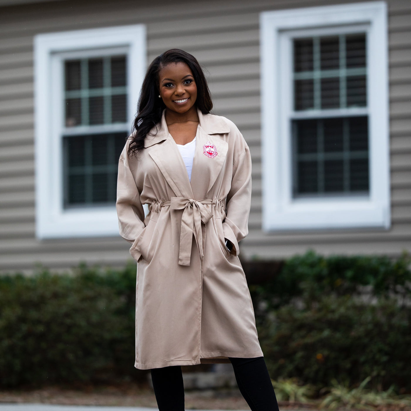 Tan Lightweight Trench