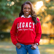 Red Legacy Sweatshirt (Unisex Sizing)