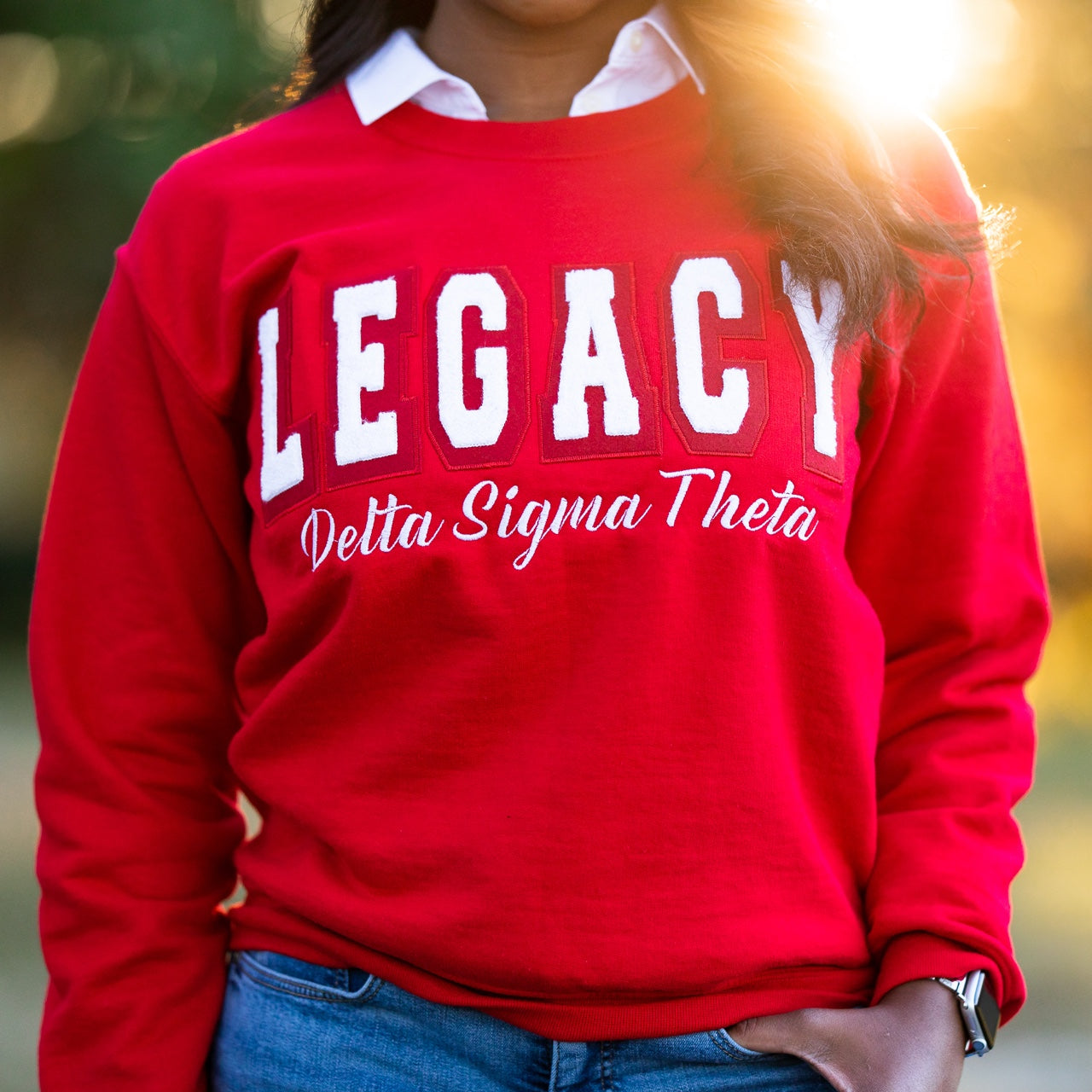 Red Legacy Sweatshirt (Unisex Sizing)