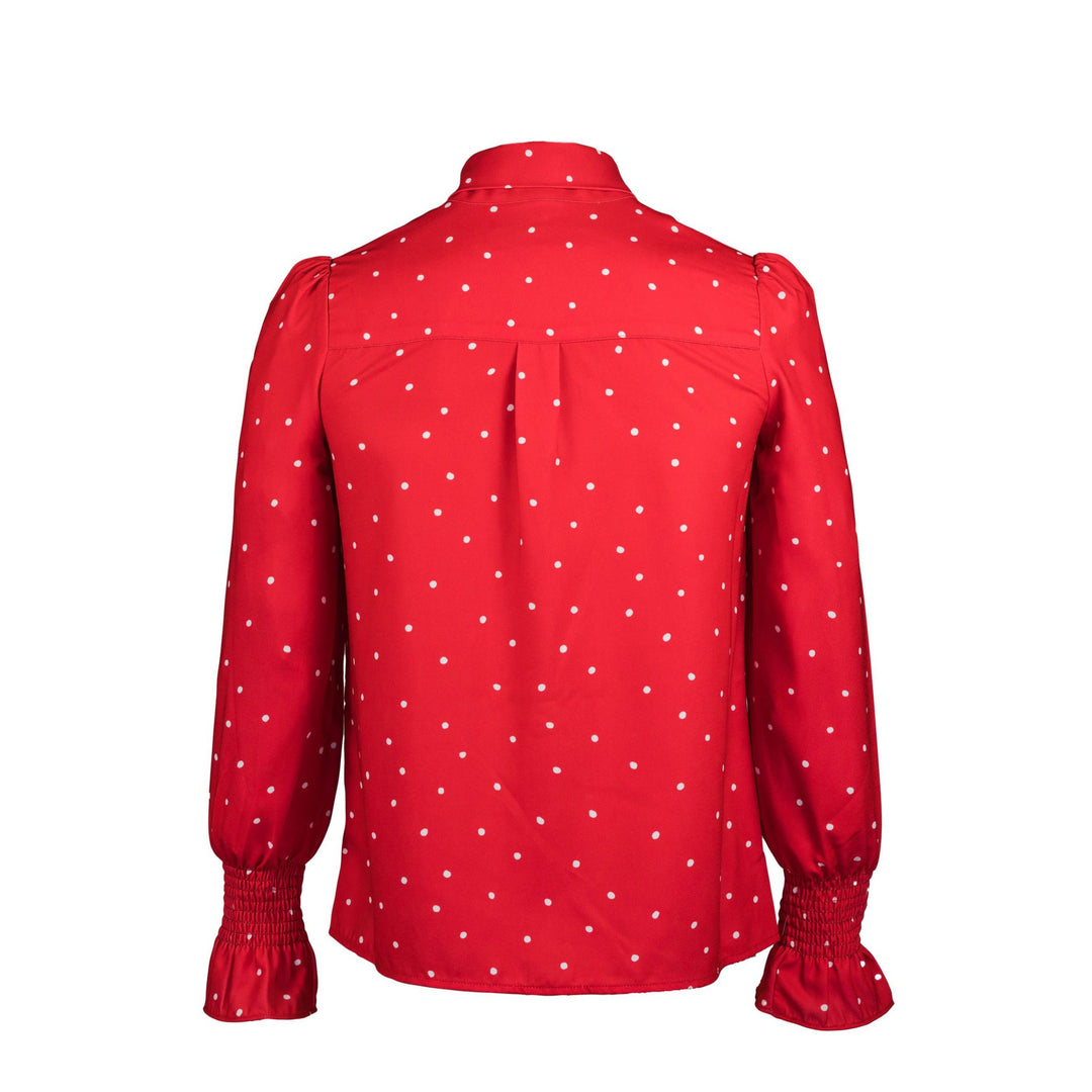 DST Polka Dots Top Fashionably Greek