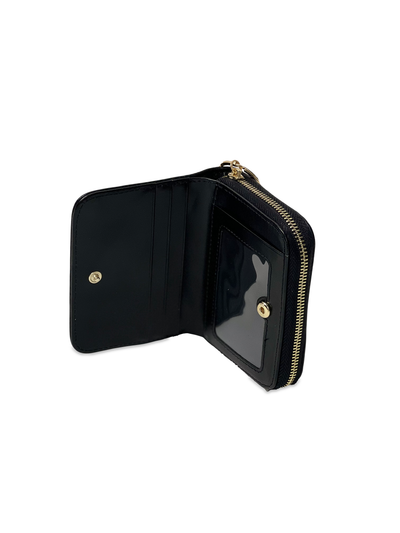 All Black Delta Wallet