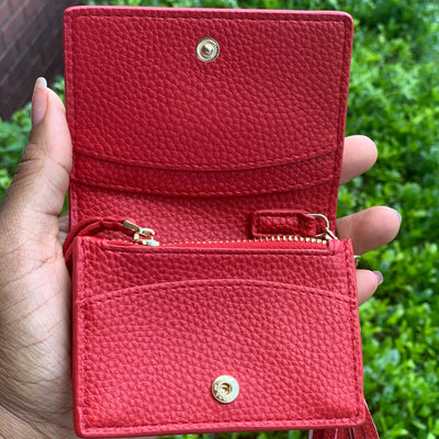 Diva Red Wristlet