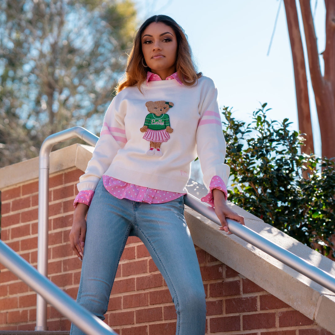 Preppy AKA Bear Sweater – Fashionably Greek