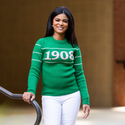 Green 1908 Retro Sweater