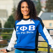 Zeta Retro Color Block Crewneck