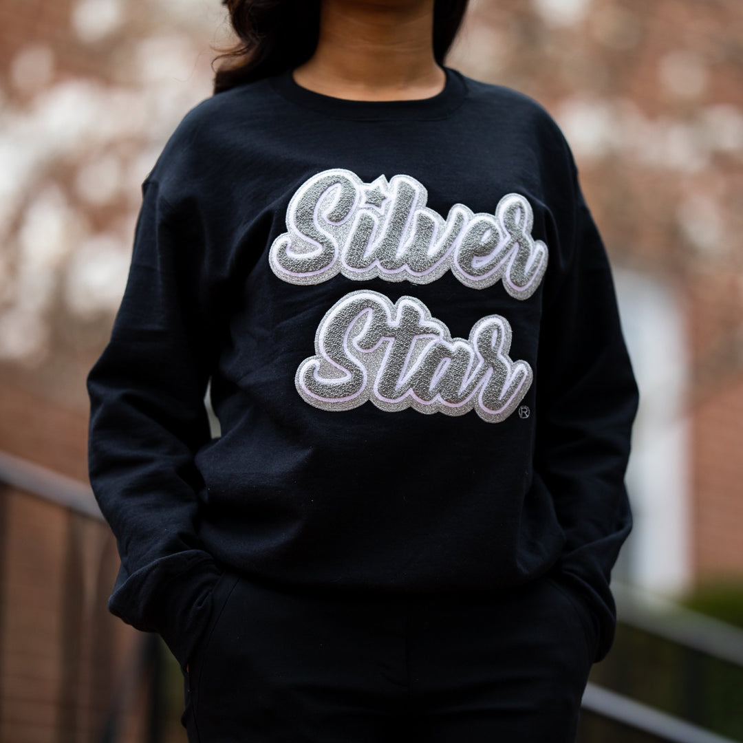 AKA Silver Star Sweatshirt (Unisex Sizing) – Fashionably Greek