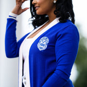 ZPHIB Long Blue Cardigan